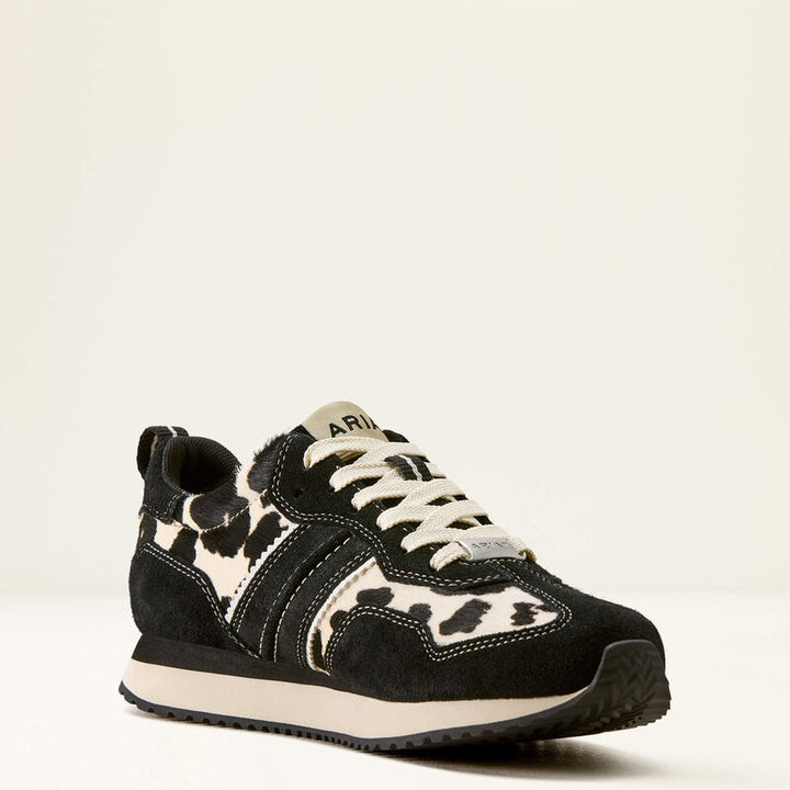 Ariat Womens Ranch Runner Shoe- Black Suede