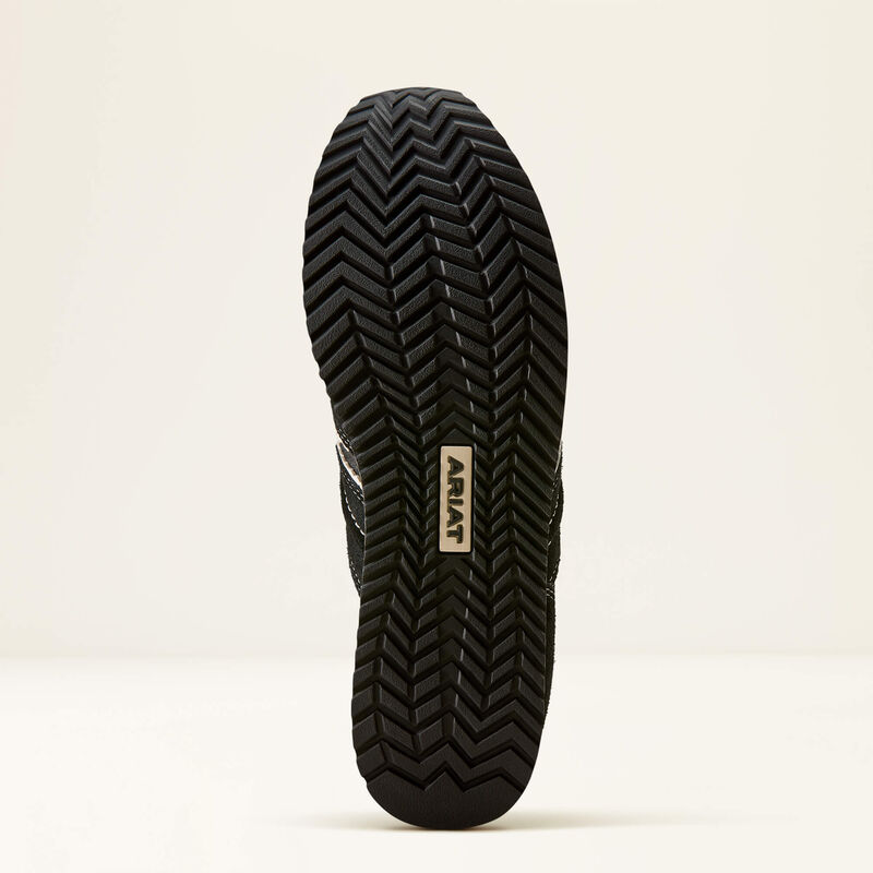 Ariat Womens Ranch Runner Shoe- Black Suede