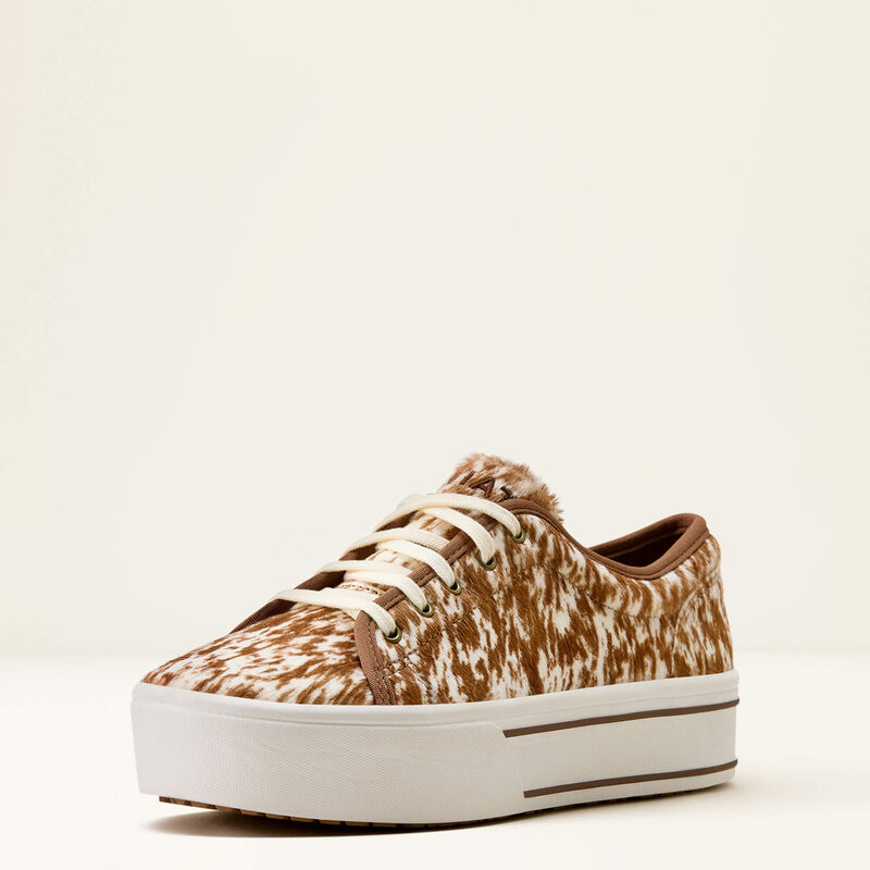 Ariat Women's Skylar Slip On Shoe - Speckled Cow Print
