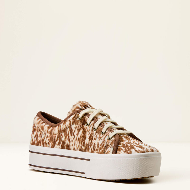 Ariat Women's Skylar Slip On Shoe - Speckled Cow Print