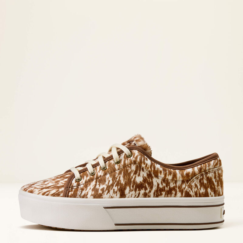 Ariat Women's Skylar Slip On Shoe - Speckled Cow Print