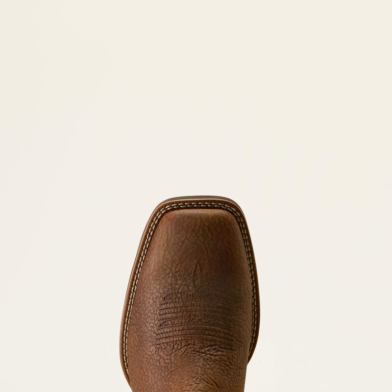 Ariat Men's Sport Sidebet Wide Square Toe Cowboy Boot- Toasted Grain Dark Tan