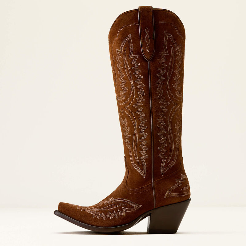 Ariat Women's Casanova Western Boot - Oiled Tan Suede