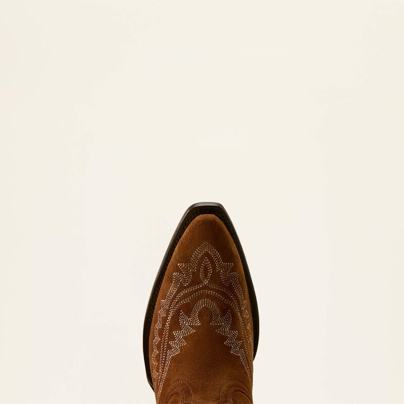 Ariat Women's Casanova Western Boot - Oiled Tan Suede
