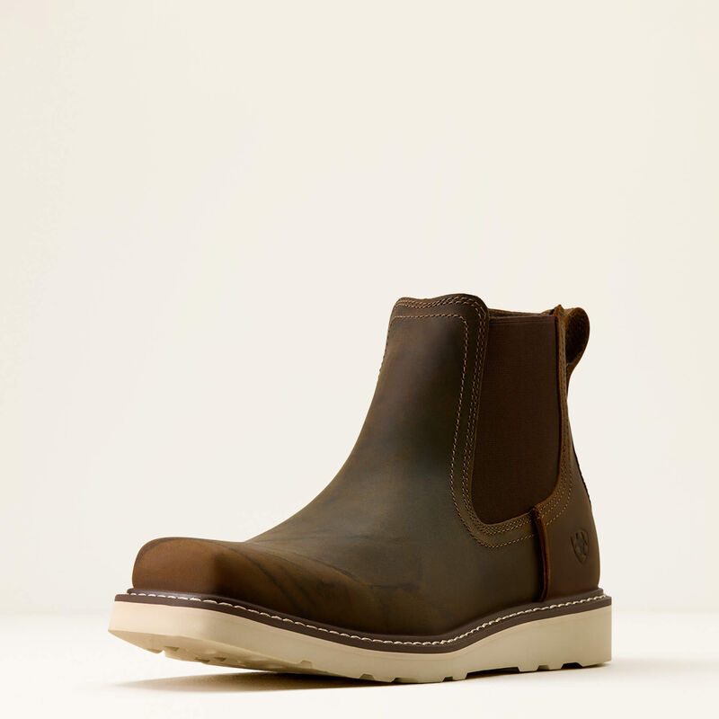 Ariat Men's Recon Rambler Square Toe Chelsea Boot- Baked Brown
