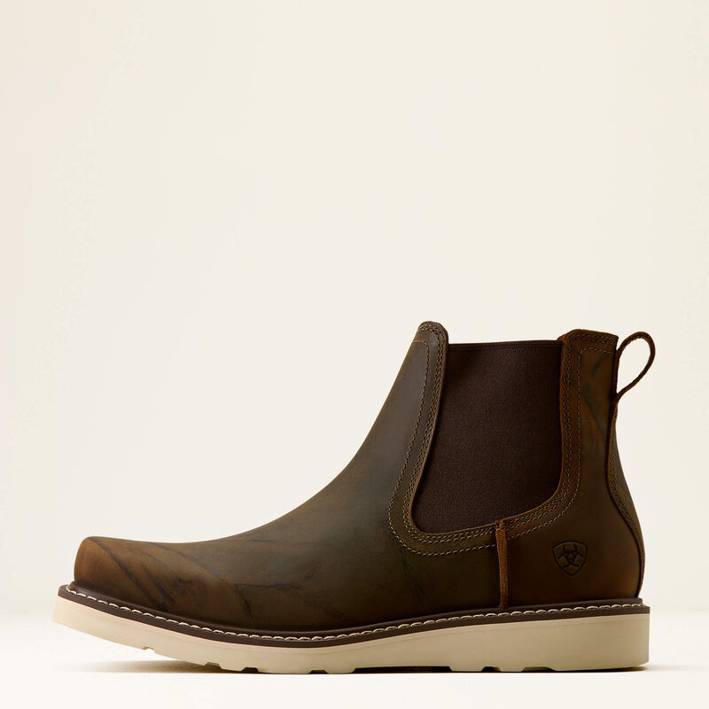 Ariat Men's Recon Rambler Square Toe Chelsea Boot- Baked Brown