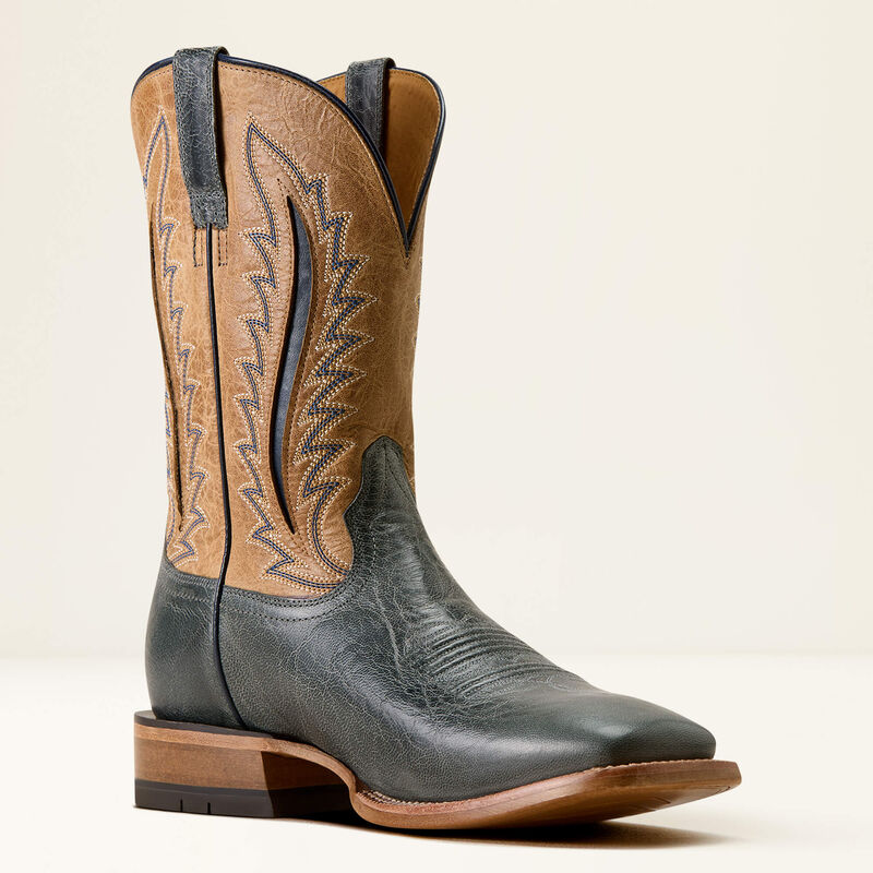 Ariat Men's Gage Wide Square Toe Cowboy Boot- Skies Golden Cream