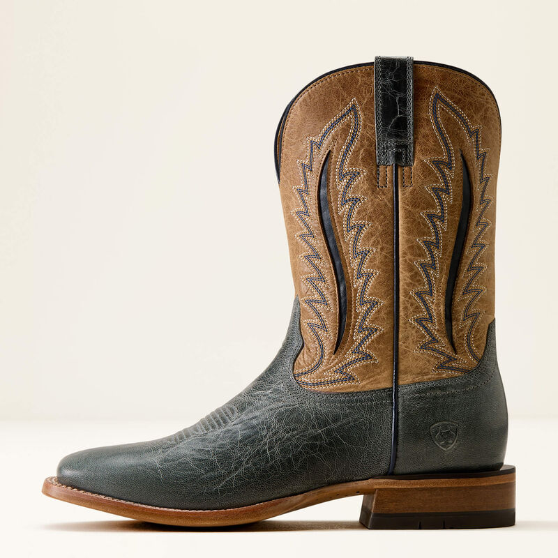 Ariat Men's Gage Wide Square Toe Cowboy Boot- Skies Golden Cream