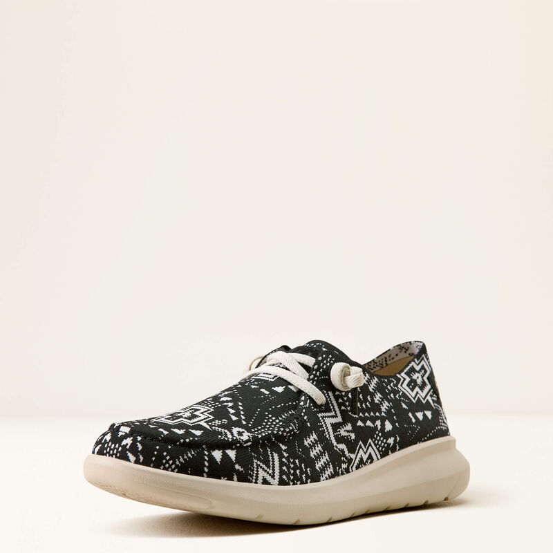 Ariat Women's Hilo Shoes - Black Southwest Print