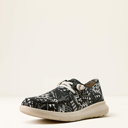 Ariat Women's Hilo Shoes - Black Southwest Print