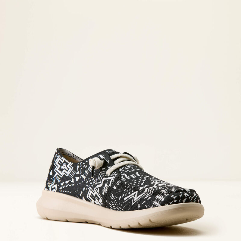 Ariat Women's Hilo Shoes - Black Southwest Print