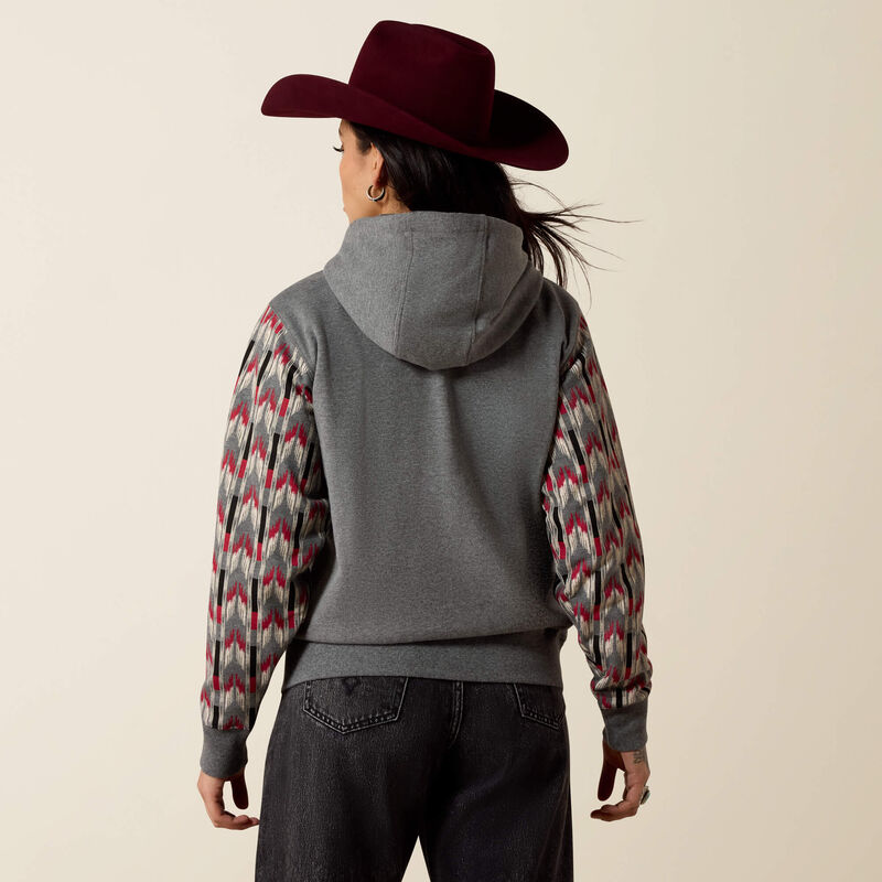 Ariat Women's Long Sleeve Logo 2.0 Hoodie- Savvy Red