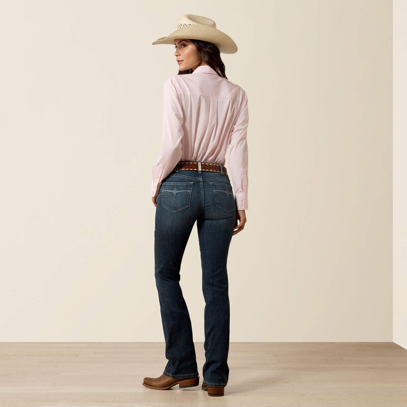 Ariat Women's Perfect Rise Iyla Boot Cut Jeans- Pasadena