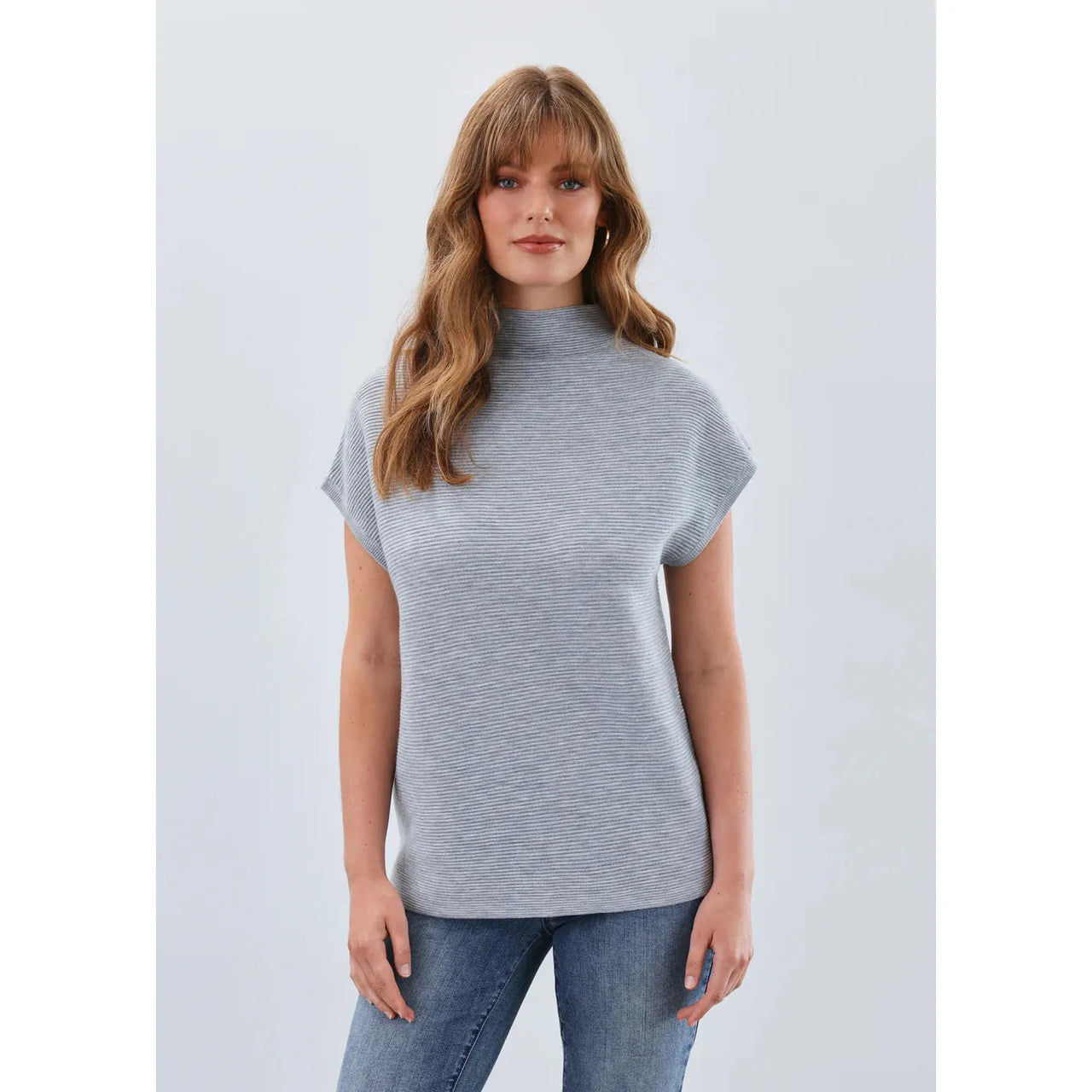 FDJ Women's Ottoman Cap Sleeve Sweater- Multiple Colours