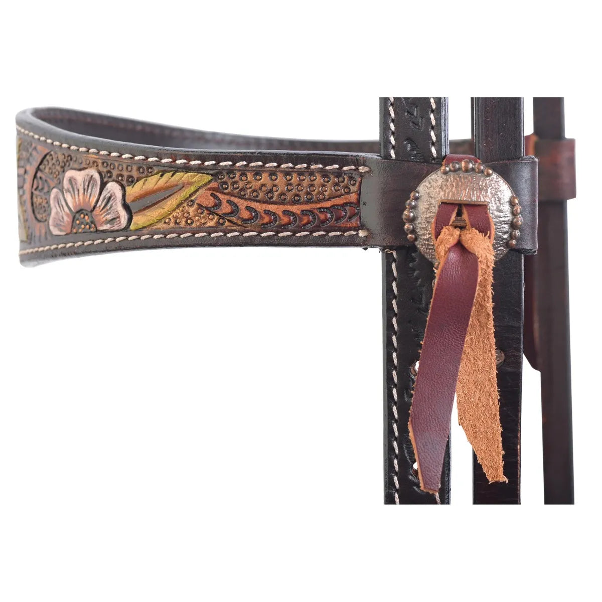 Circle Y Dogwood Flower Browband Headstall