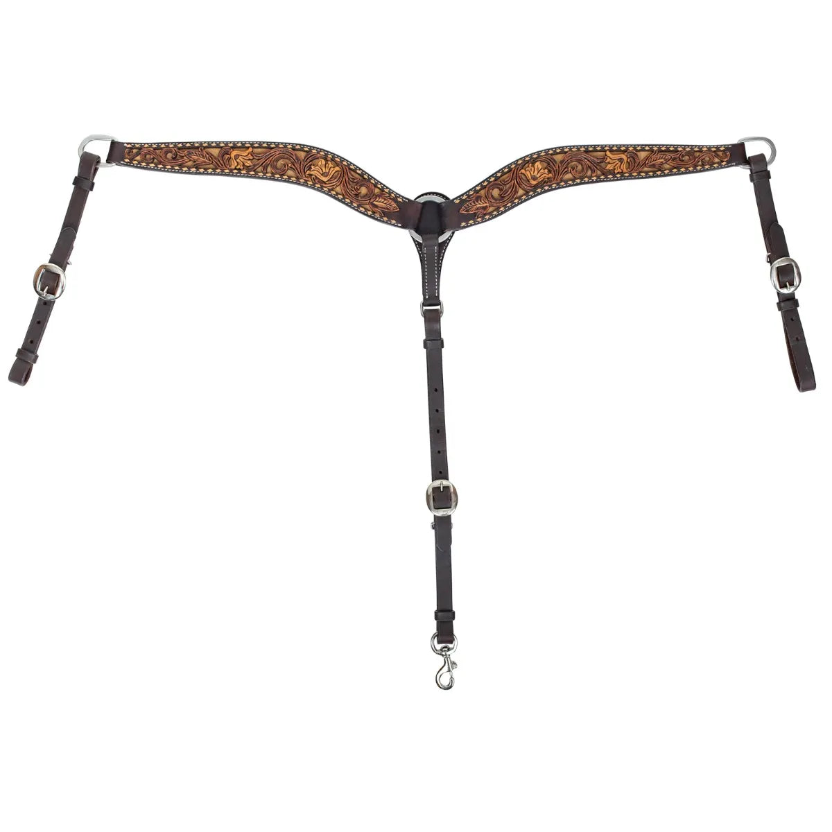Circle Y Dusty Floral Breastcollar