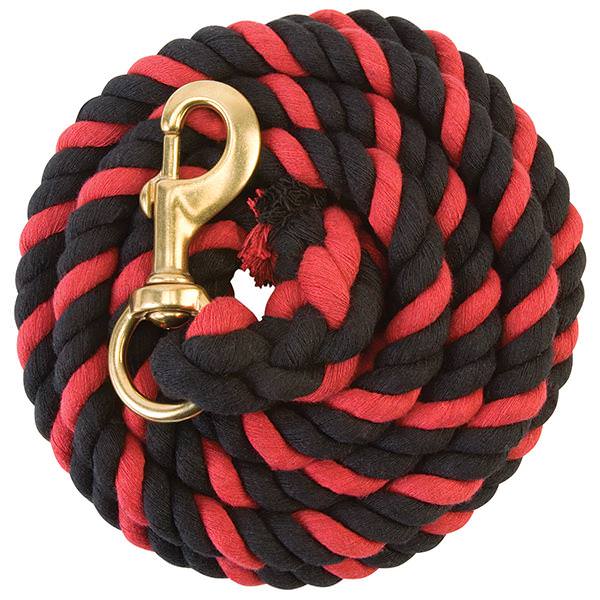 Weaver Leather Solid Colour Cotton Lead Rope with Solid Brass 225 Snap