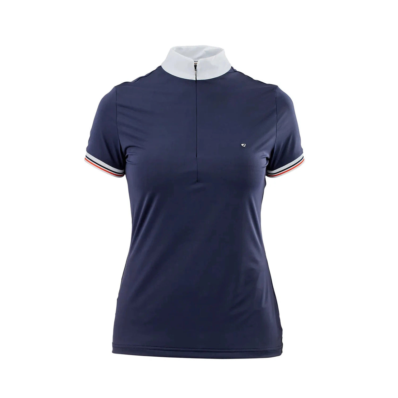 Aubrion Arcaster Show Short Sleeve Shirt - Youth Rider - Navy