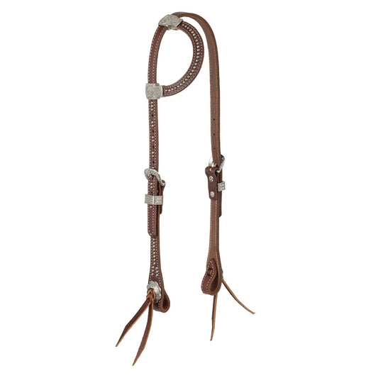 Weaver Stockman Leather Sliding Ear Headstall - Irvine Tack & Western Wear