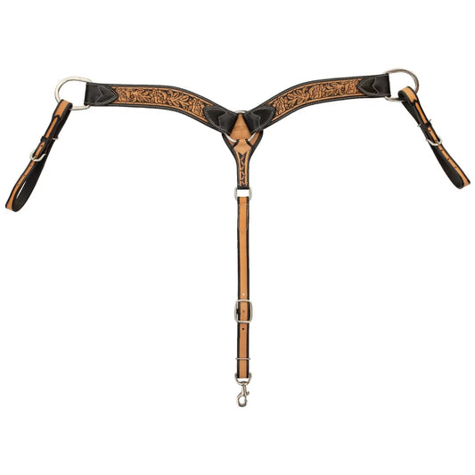 Circle Y Blooming Wild Breast Collar