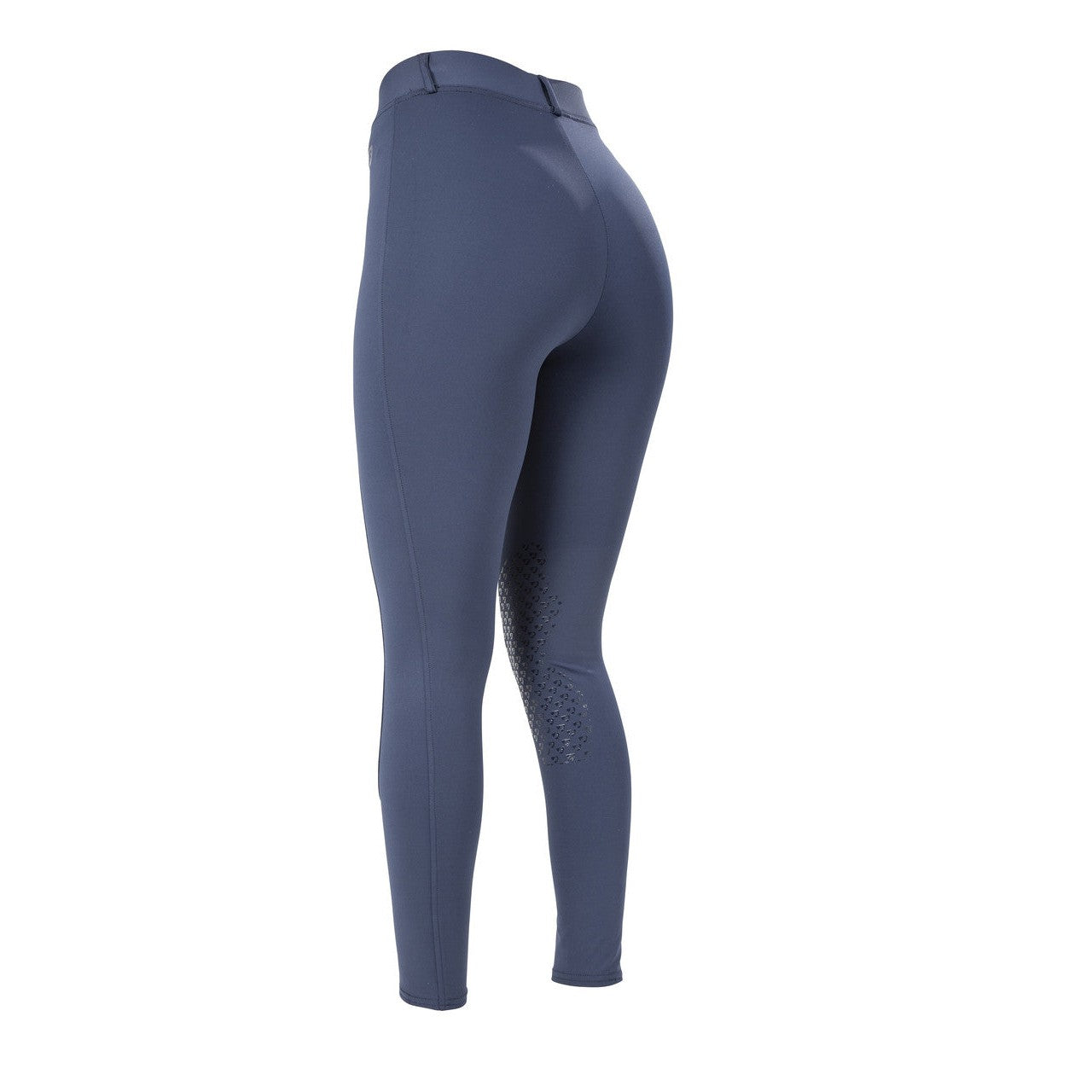 Shires Aubrion Youth Elmira Knee Patch Riding Tights - Navy