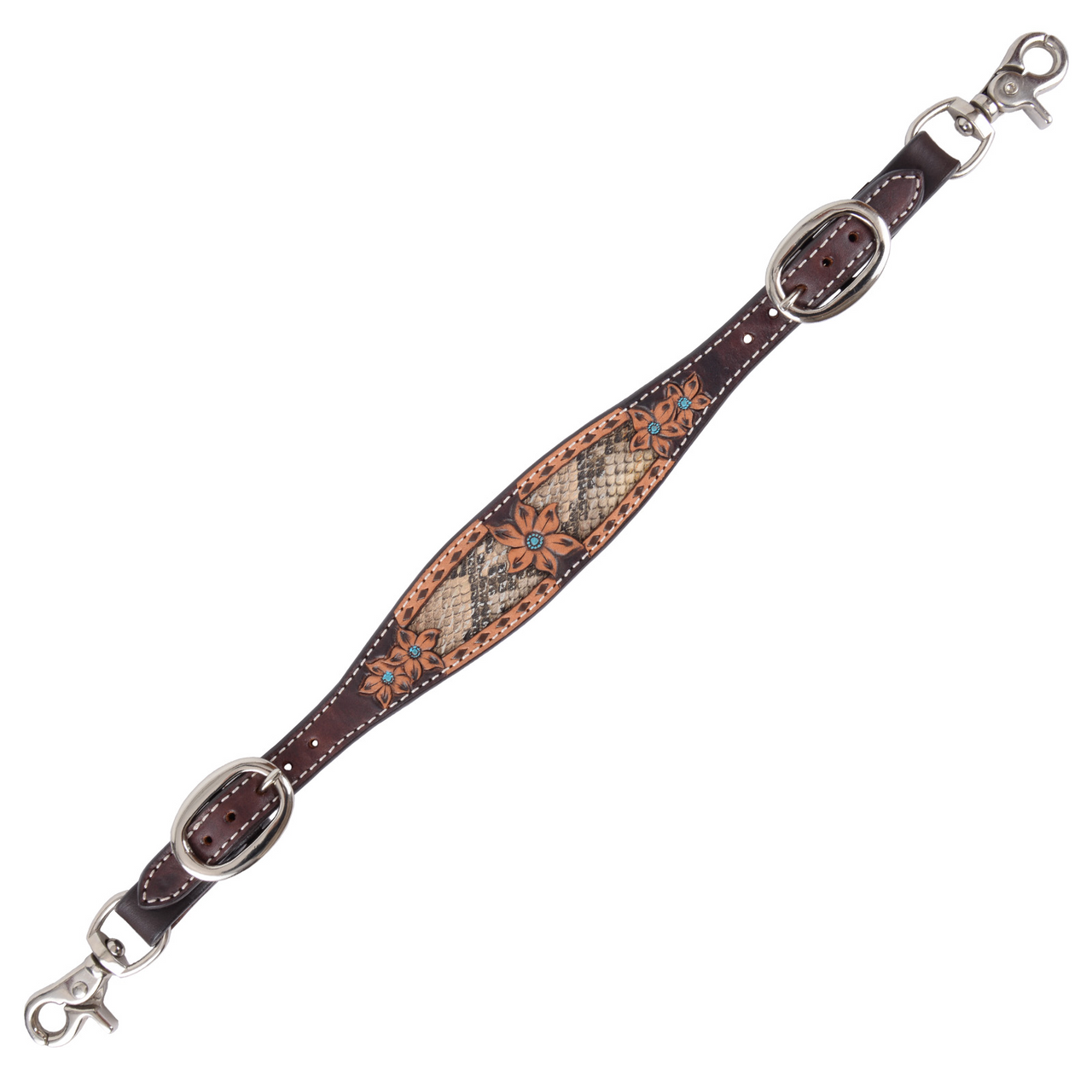 Circle Y Dusty Python Pass Wither Strap
