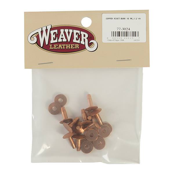 Weaver Copper Rivets and Burrs 
