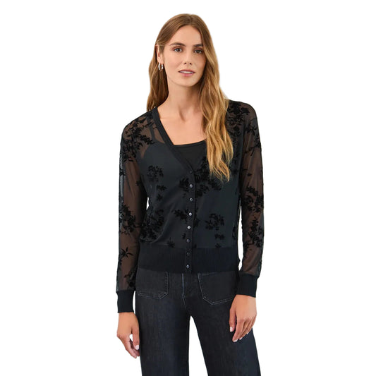 FDJ Women's Long Sleeve 2 Piece Mesh Cardigan Set- Multiple Colours