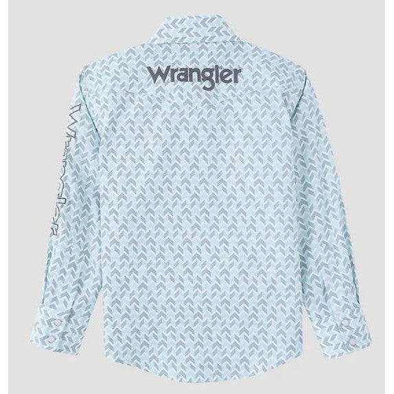 Wrangler Boy's Logo Long Sleeve Shirt -