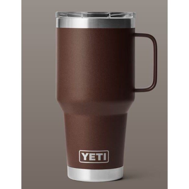 Yeti Rambler 887ml Travel Mug w/Stronghold Lid - Wetlands Brown