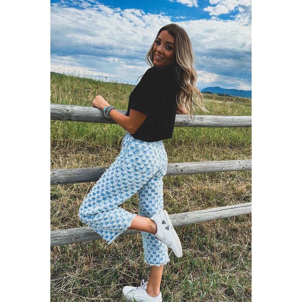 2 Fly Women's Rockin Crop Jeans - Light Wash