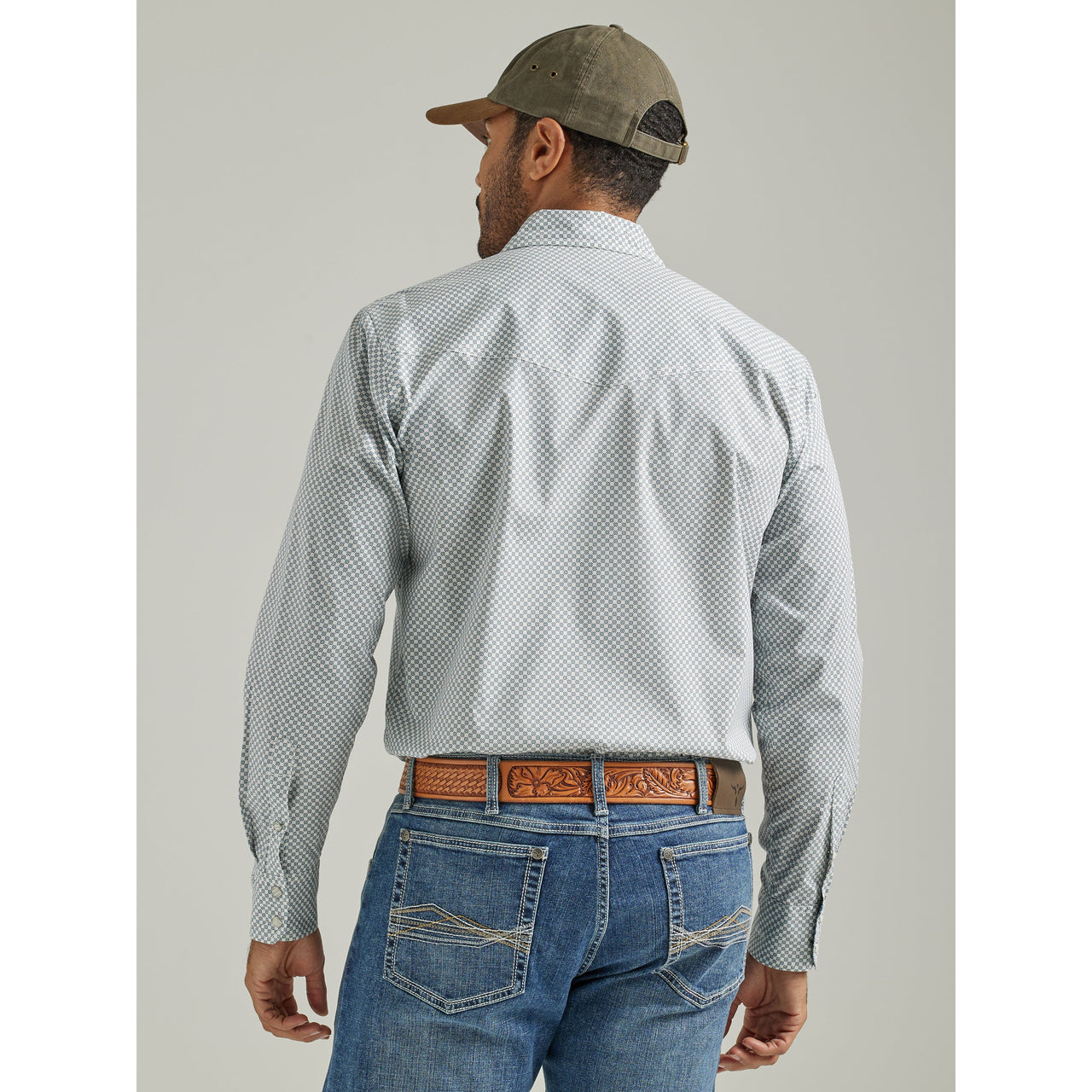 Wrangler Men's 20X Advanced Comfort Long Sleeve Shirt - Teal
