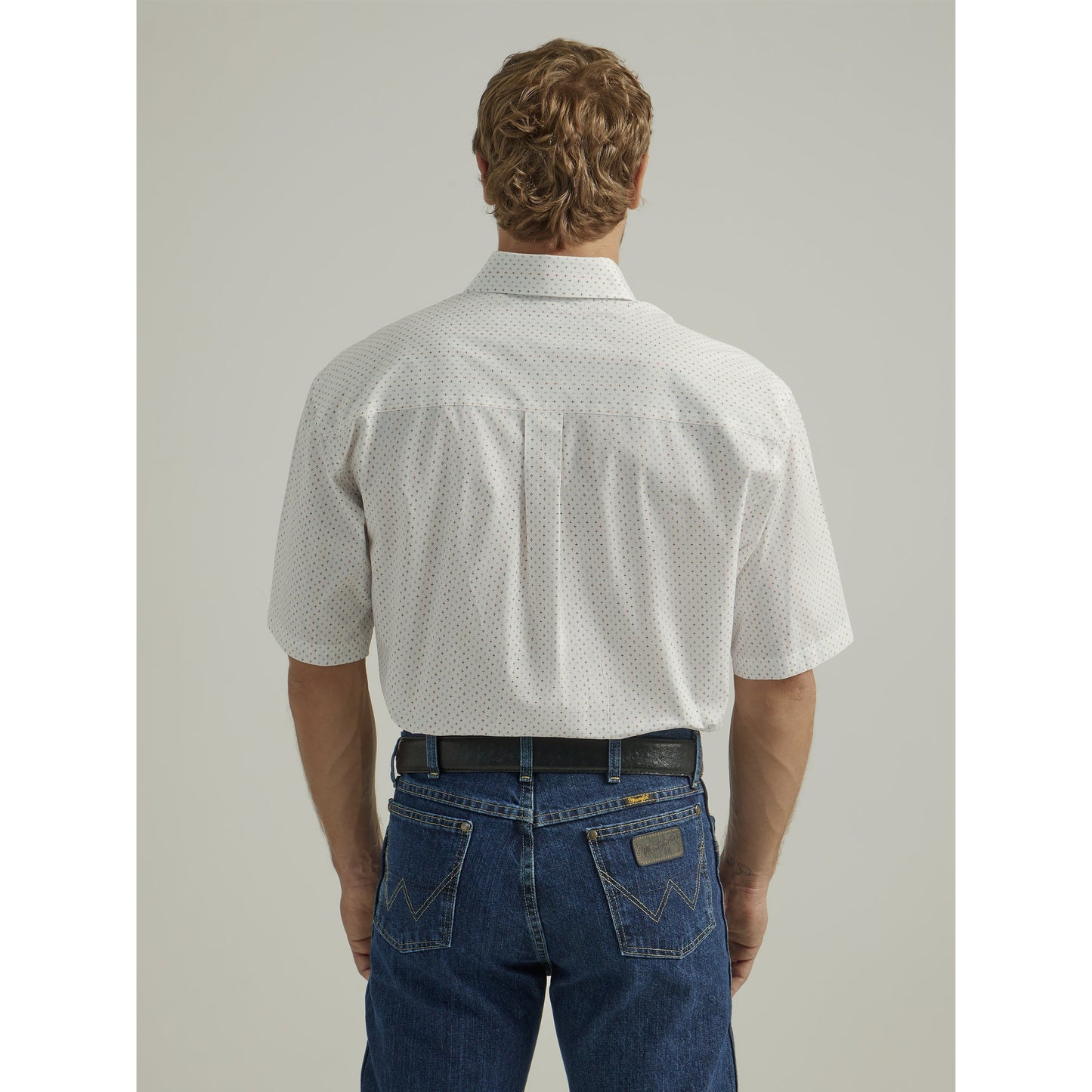 Wrangler Men's George Strait Short Sleeve Shirt - White