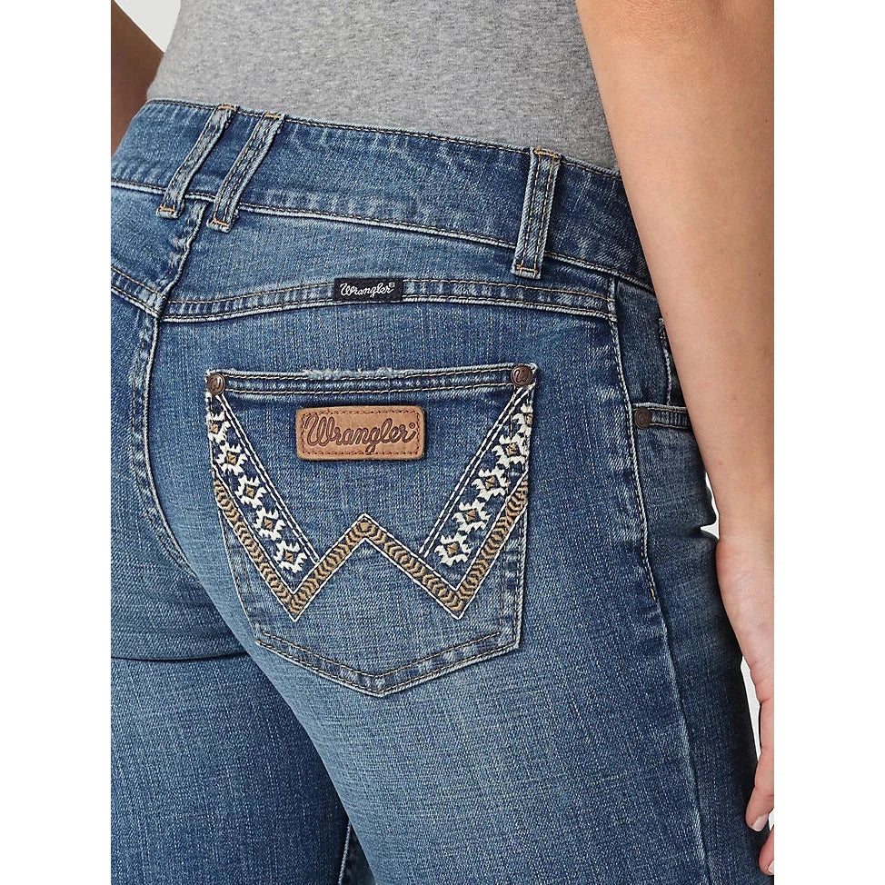 Wrangler Women's Retro Sadie Low Rise Bootcut Jeans - Emmie
