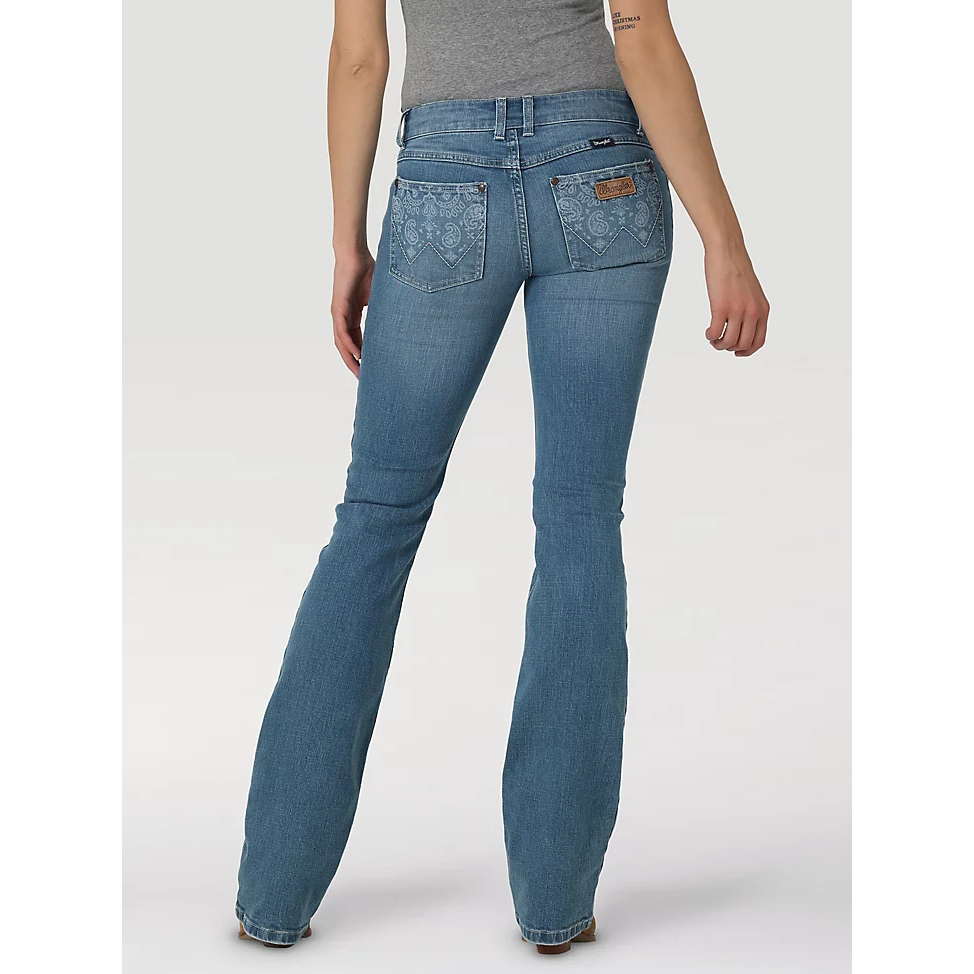Wrangler Women's Retro Mae Mid Rise Bootcut Jeans - Paige