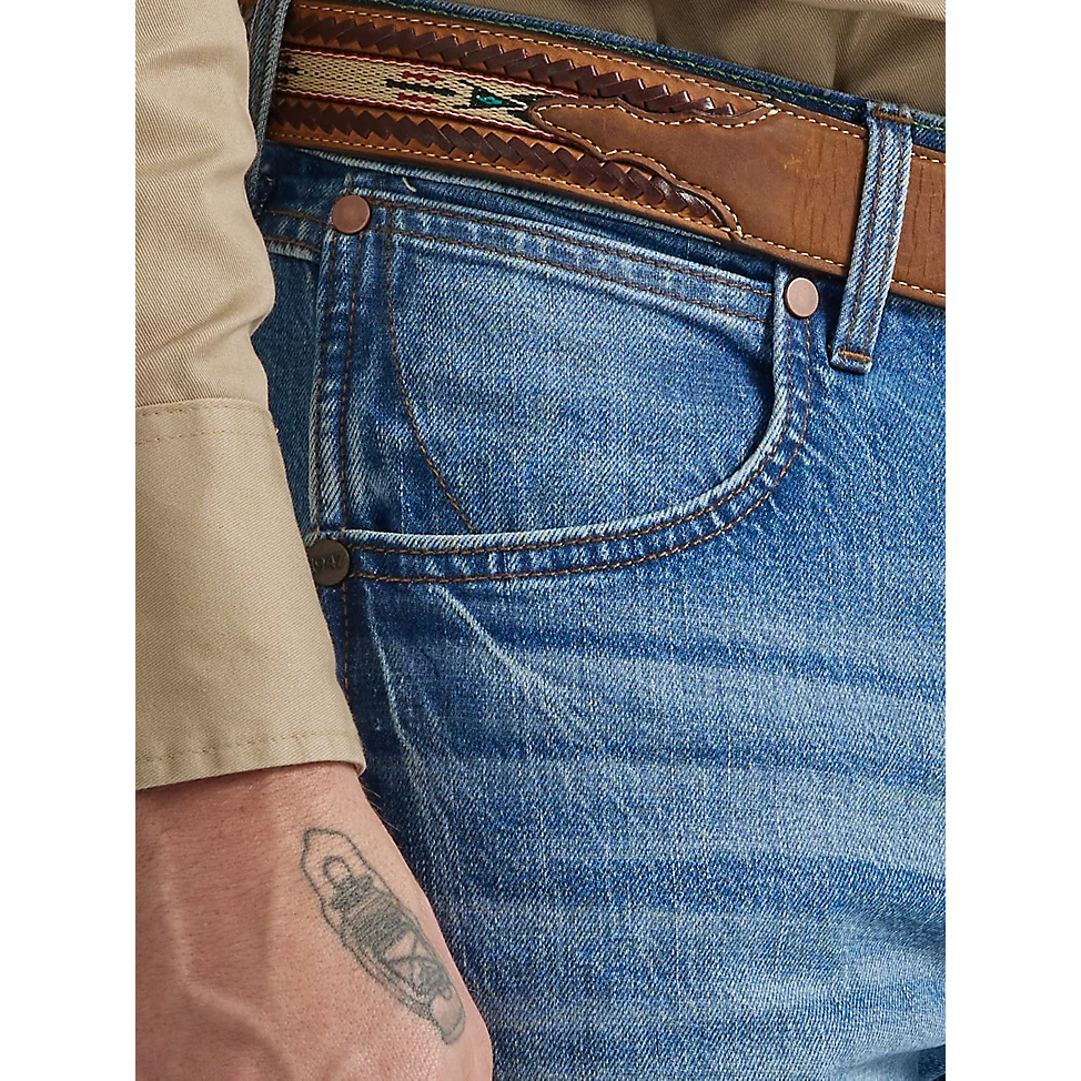Wrangler Men's Retro Slim Fit Bootcut Jeans - Timber