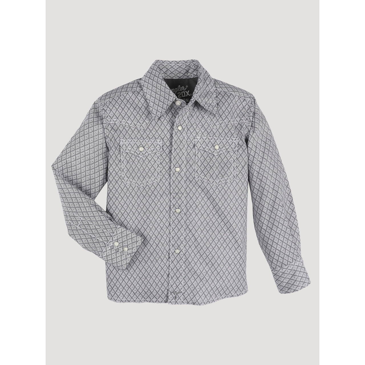 Wrangler Boy's 20X AC LS Shirt - Grey
