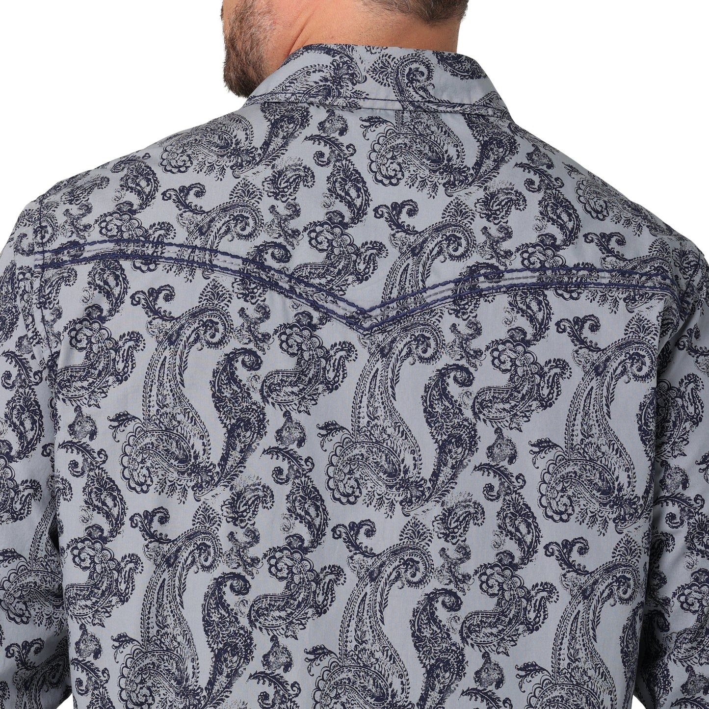 Wrangler Men's Rock 47 Long Sleeve Shirt - Grey