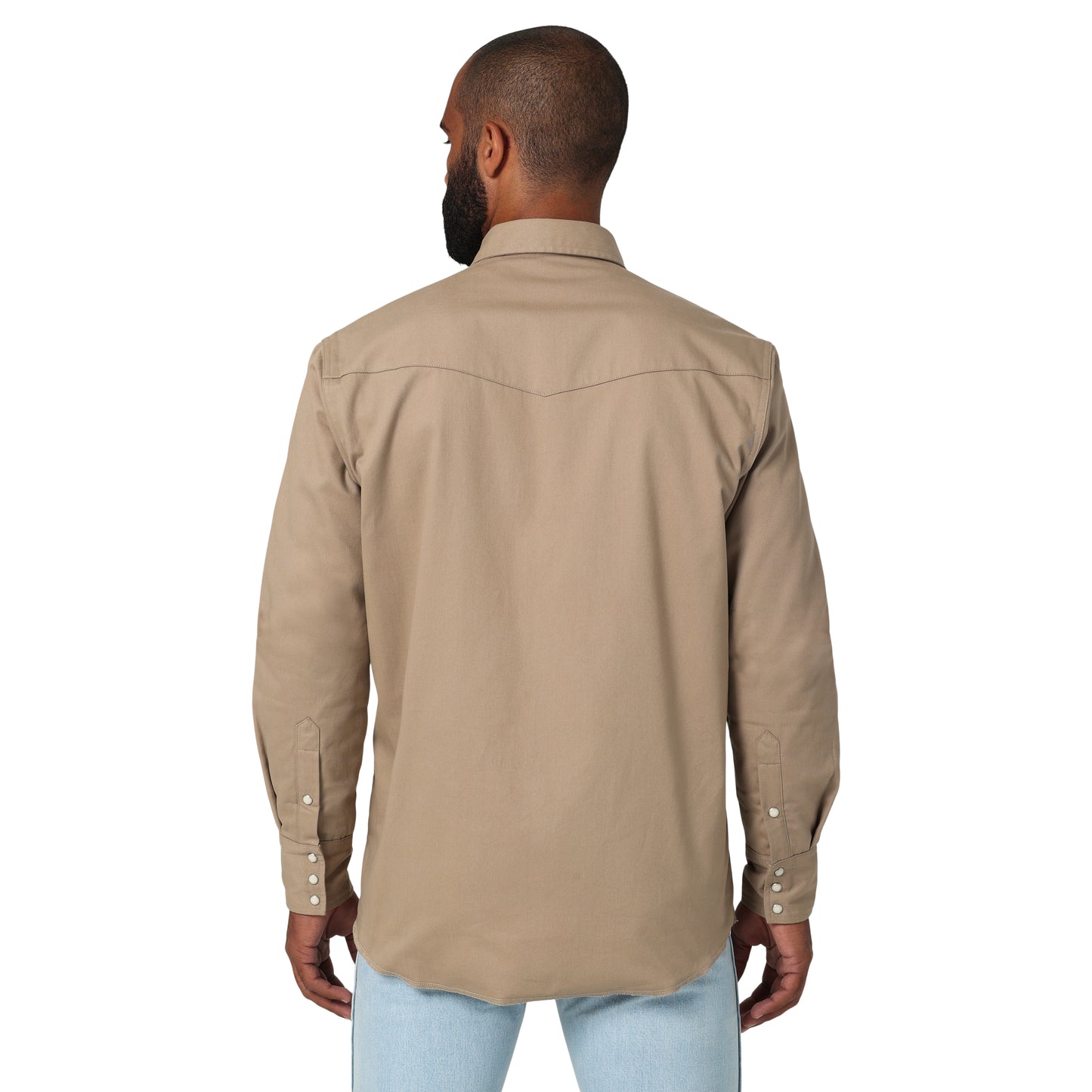 Wrangler Men's RIGGS Flannel Lined Workshirt - Tan