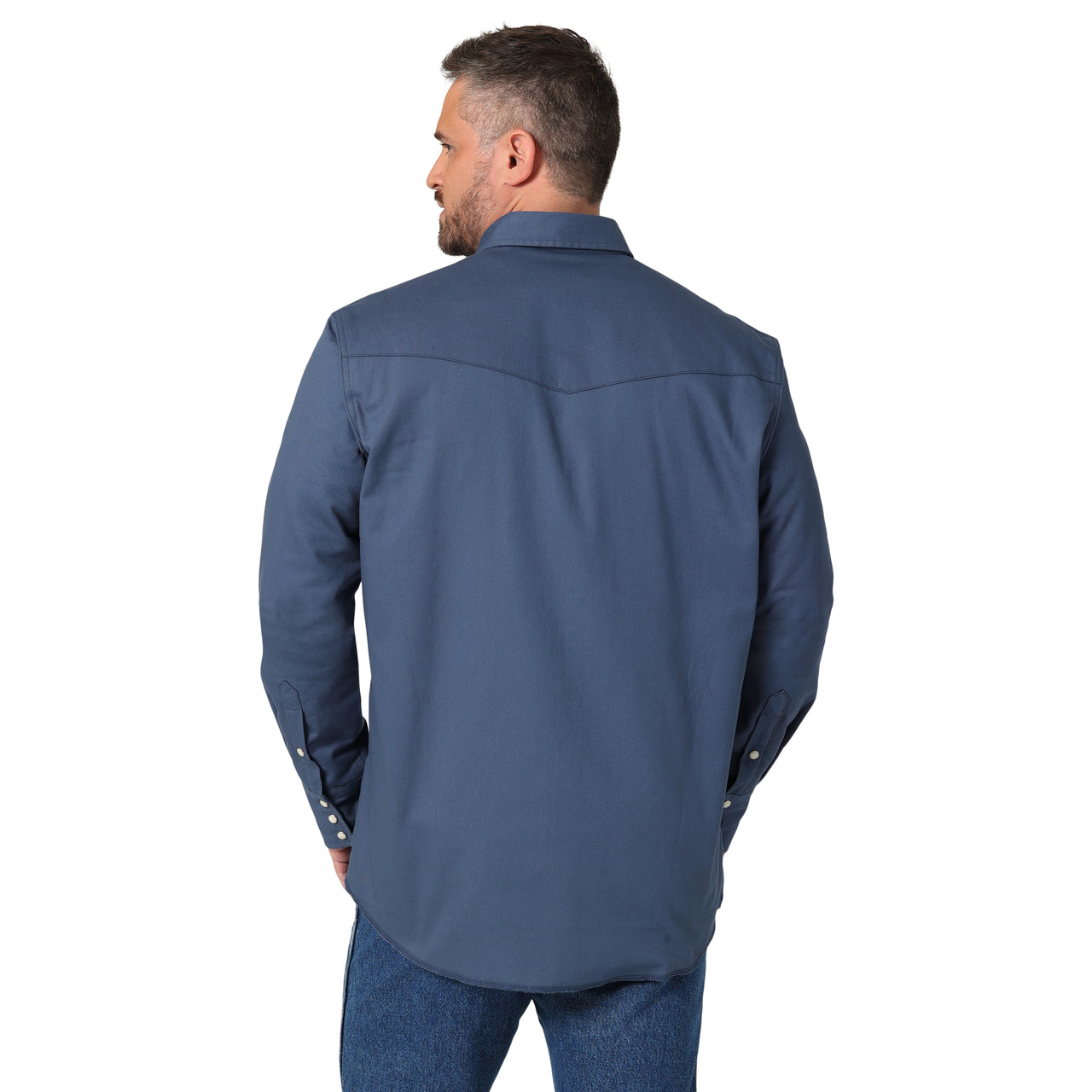 Wrangler Men's RIGGS Flannel Lined Workshirt - Navy