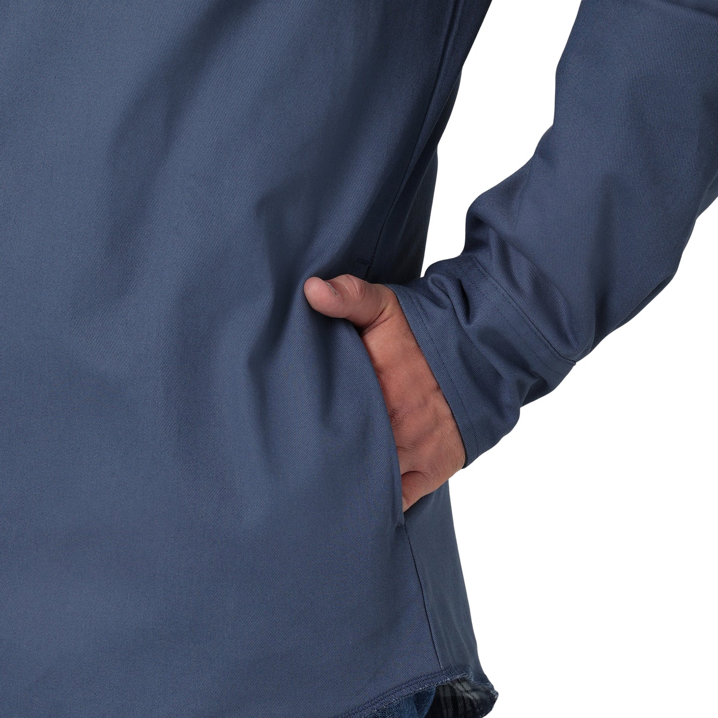 Wrangler Men's RIGGS Flannel Lined Workshirt - Navy