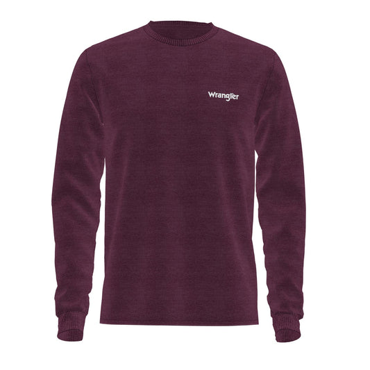 Wrangler Men's FR Graphic Long Sleeve T-Shirt - Wine