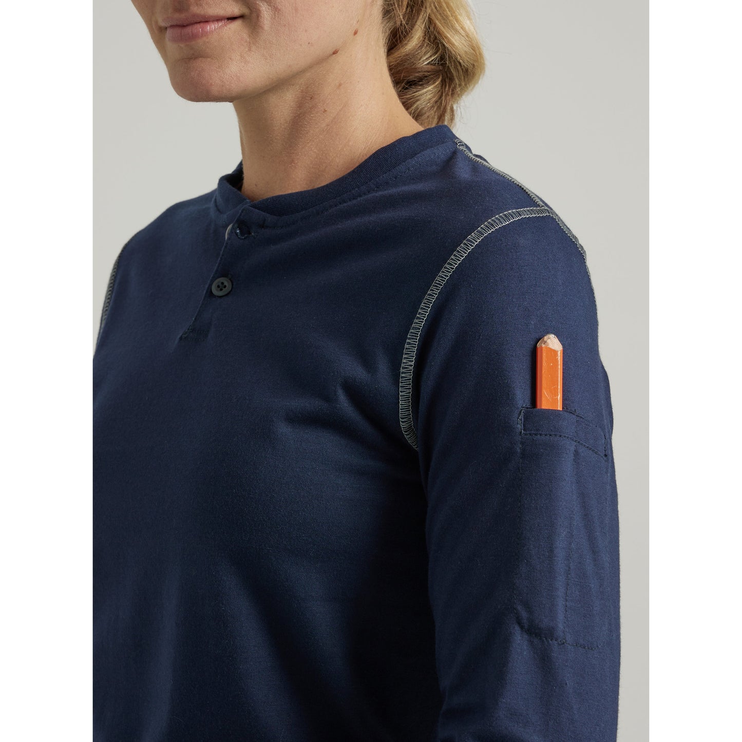 Wrangler Women's FR Flame Resistant Long Sleeve Henley