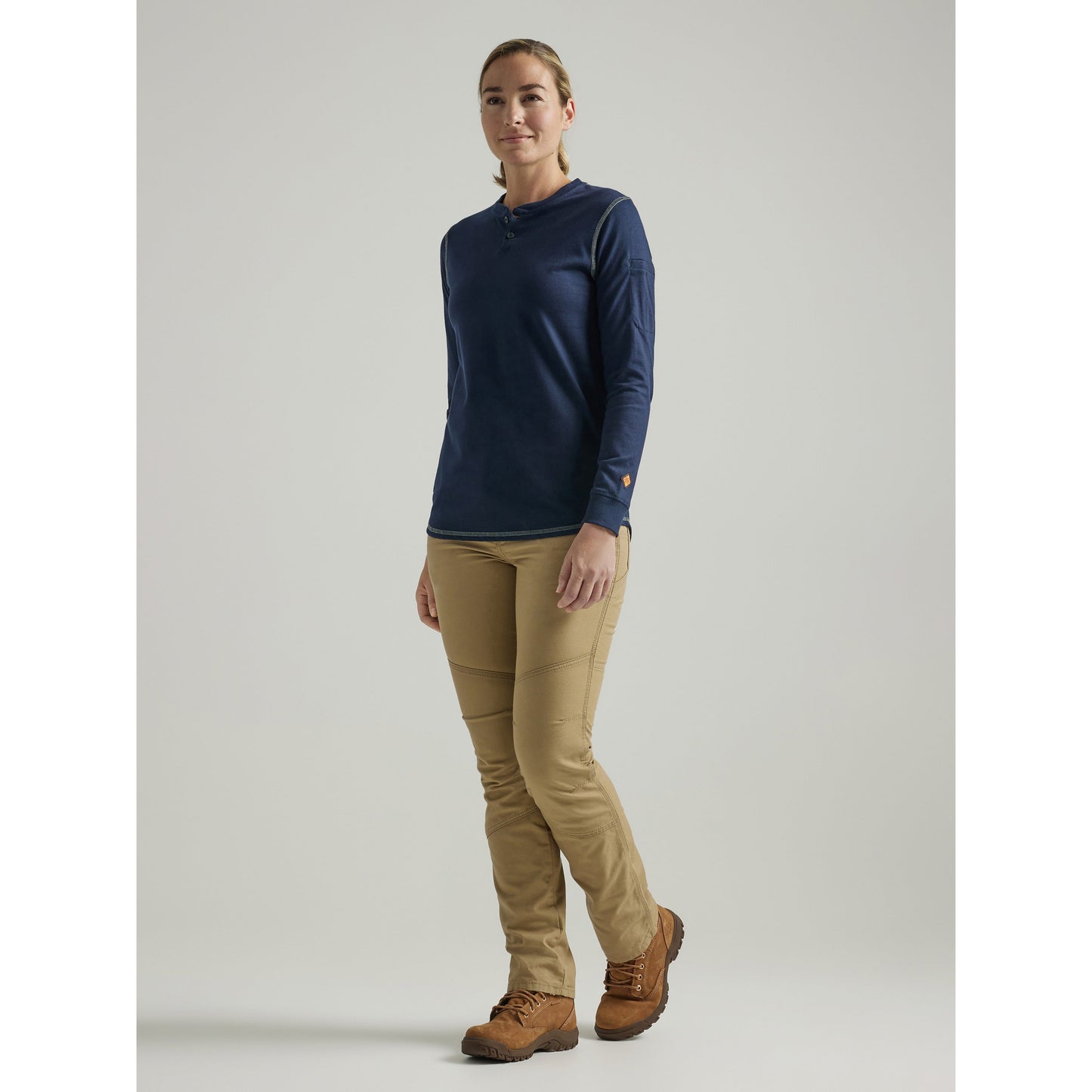 Wrangler Women's FR Flame Resistant Long Sleeve Henley