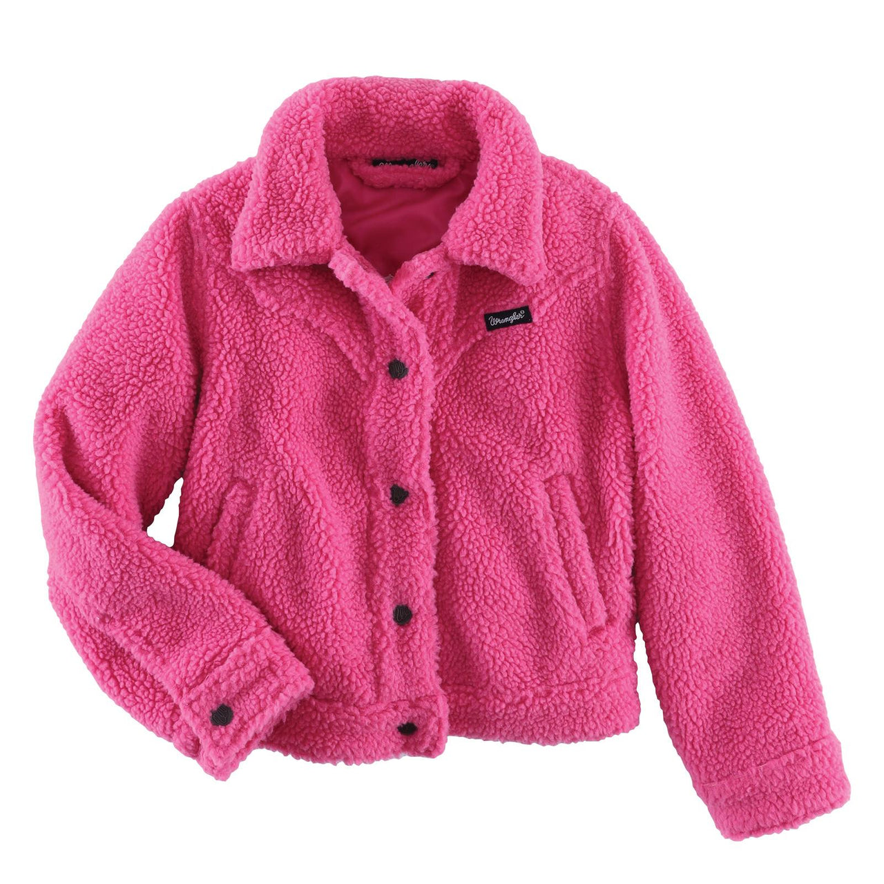 Wrangler Western Girl's Sherpa Jacket - Pink
