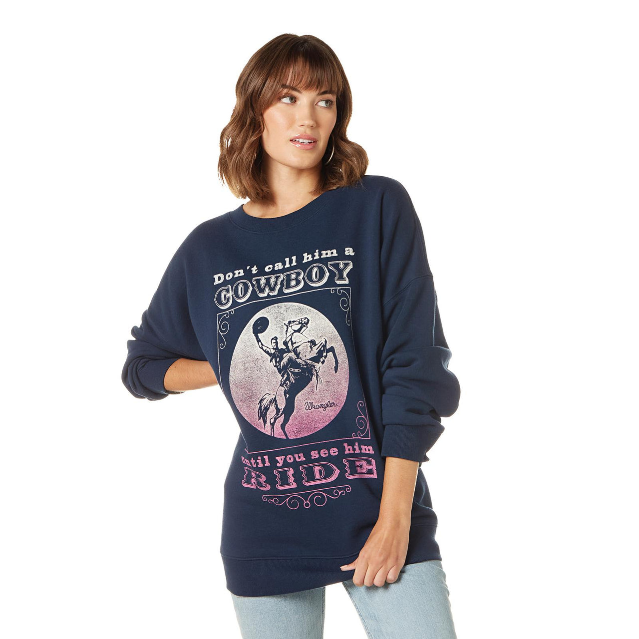Wrangler Women's Retro Americana Sweatshirt - Navy