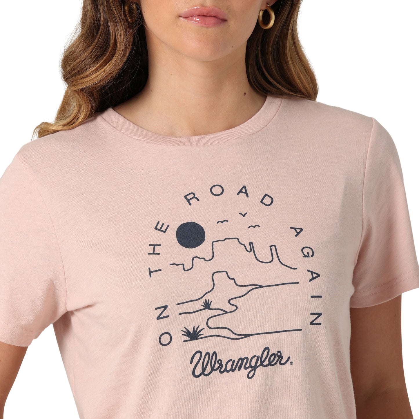 Wrangler Women's Regular Tee - Peach