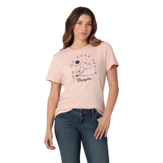 Wrangler Women's Regular Tee - Peach