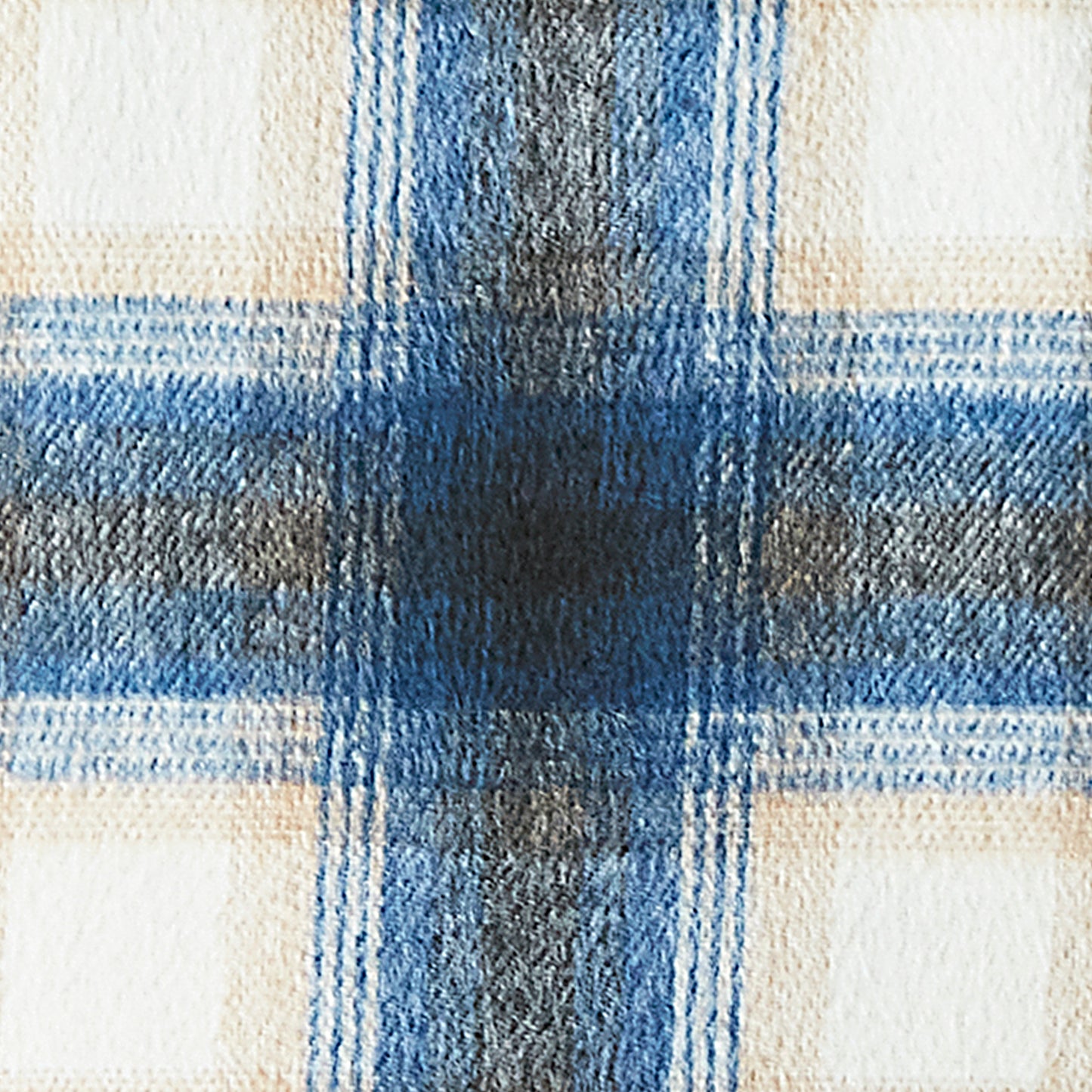 Wrangler Flannel Quilted Lined Shirt Jacket - Blue