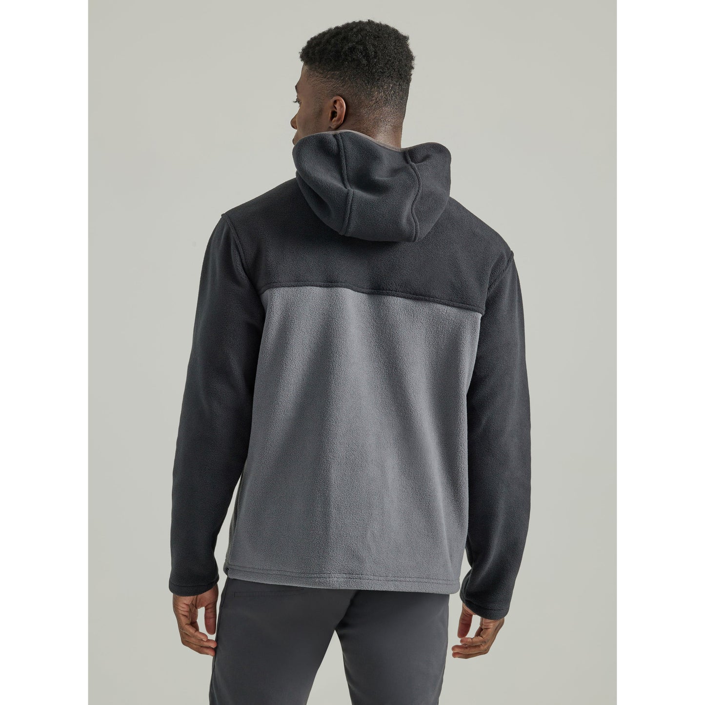 Wrangler Men's ATG Weekend Fleece Hoodie - Charcoal/Black